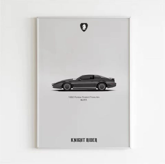 Knight Rider: K.I.T.T. – Premium Wall Art
