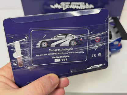 DCM 1/18 BMW M3 GTR (E46) NFS Most Wanted