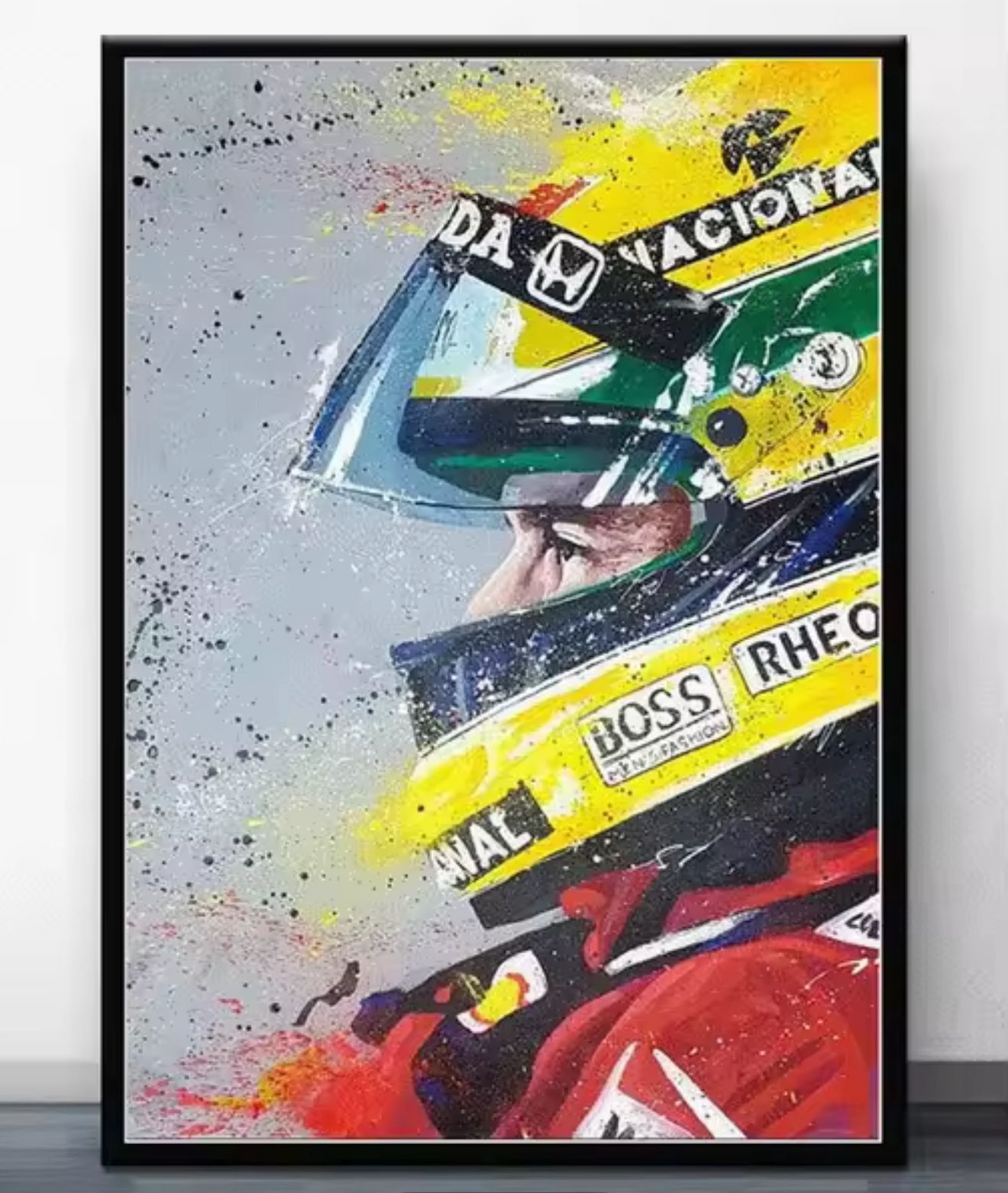 Senna: The Speed of Color – Premium Wall Art