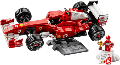 LEGO® Icons Ferrari F2004 &amp; Michael Schumacher