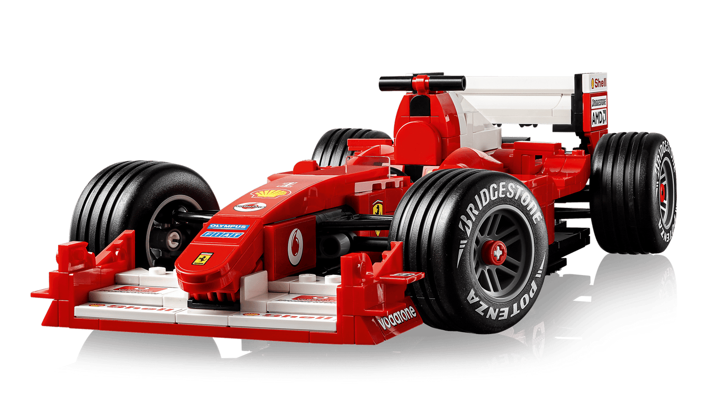 LEGO® Icons Ferrari F2004 &amp; Michael Schumacher