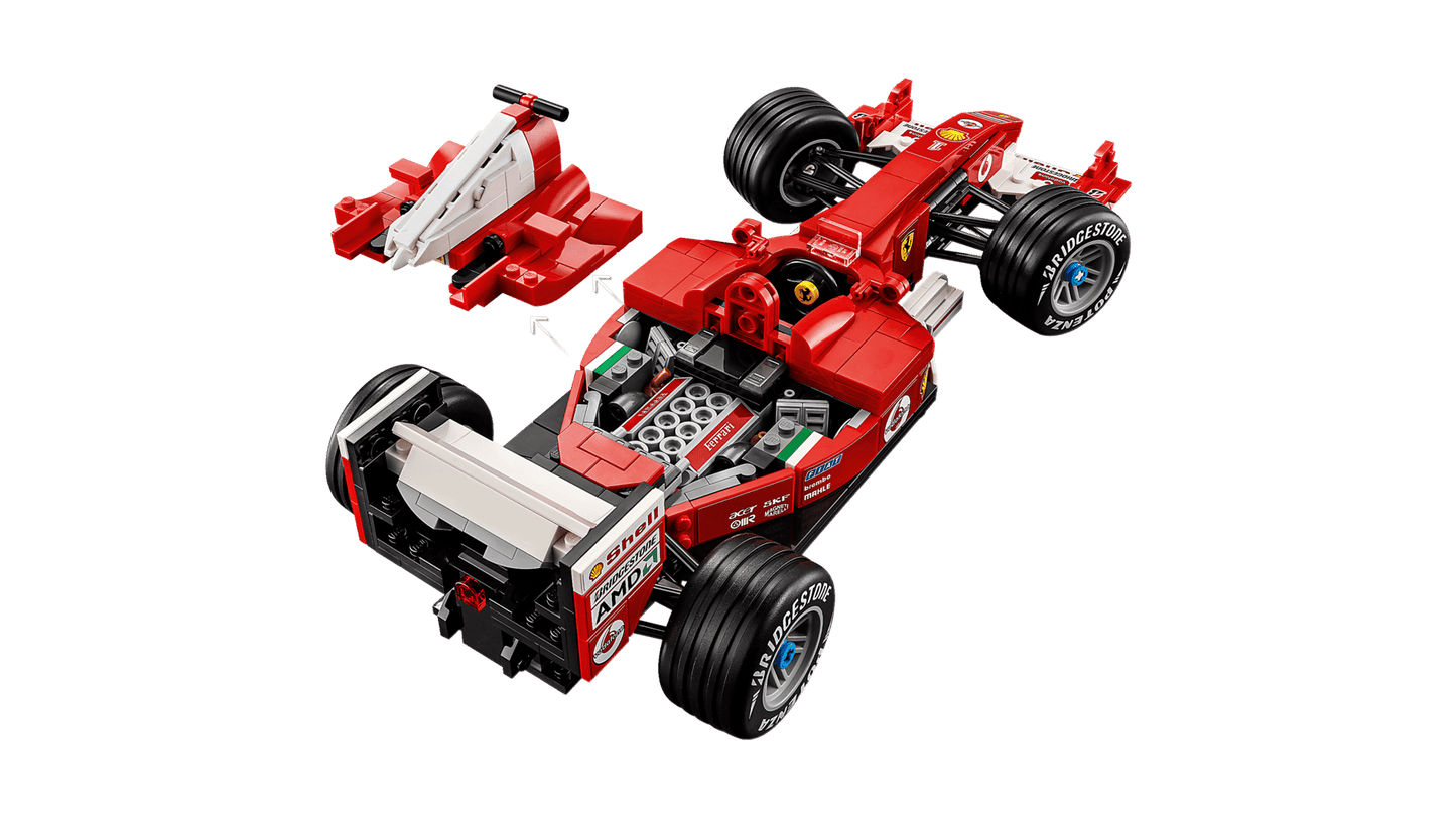 LEGO® Icons Ferrari F2004 &amp; Michael Schumacher