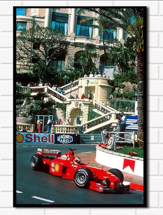 Vintage F1: Monaco Legend – Premium Wall Art