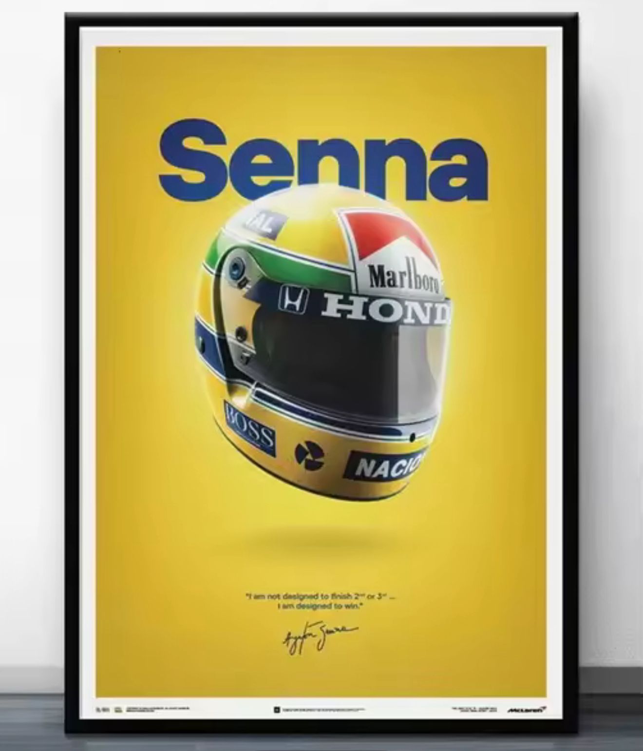Senna: Designed to Win – Premium Wall Art