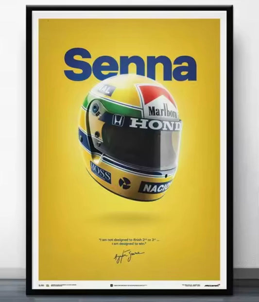 Senna: Designed to Win – Premium Wall Art