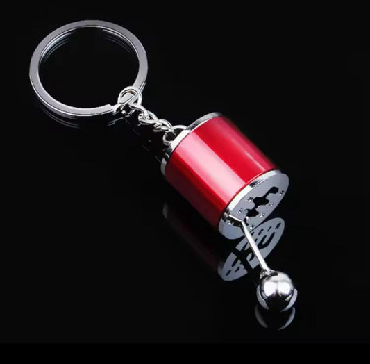 6-Speed Manual Gated Shifter Keychain (Red)