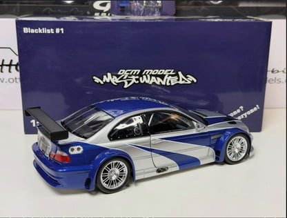DCM 1/18 BMW M3 GTR (E46) NFS Most Wanted