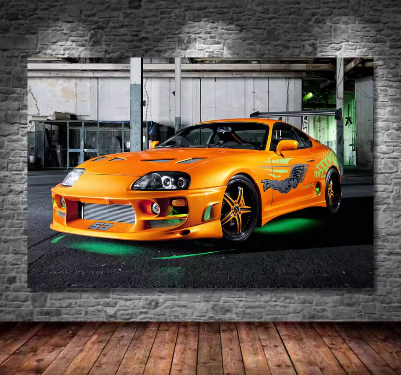 Toyota Supra MK4: JDM Street Legend – Premium Wall Art