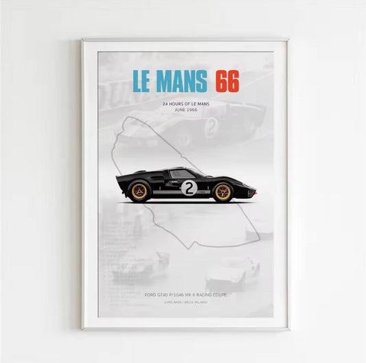 Le Mans 66: The Great American Victory – Premium Wall Art