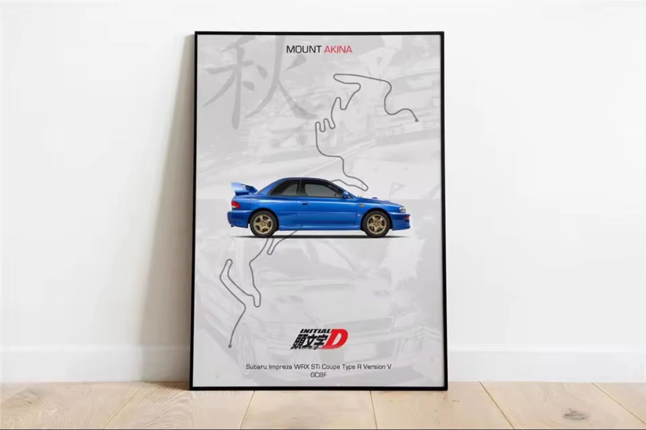 Mount Akina: Blue Thunder – Premium Wall Art