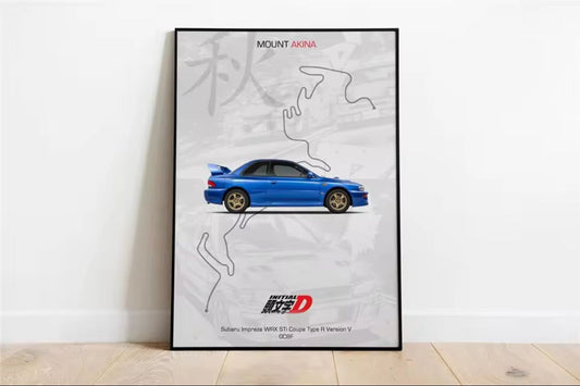 Mount Akina: Blue Thunder – Premium Wall Art