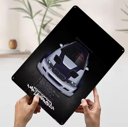 Need for Speed: Most Wanted Legend – Premium Metal Sign (20x30 cm)