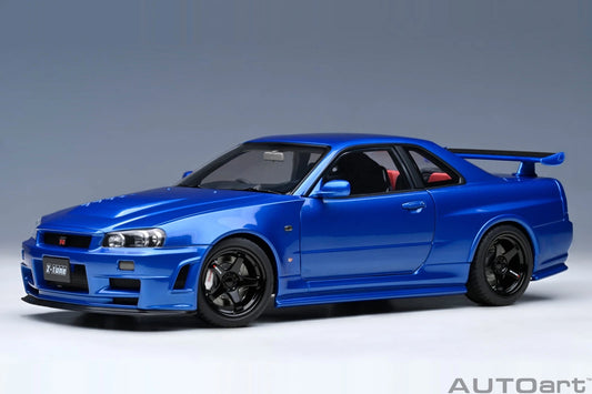 AUTOart 1/18 Nissan Skyline GT-R (R34) Z-tune – Bayside Blue