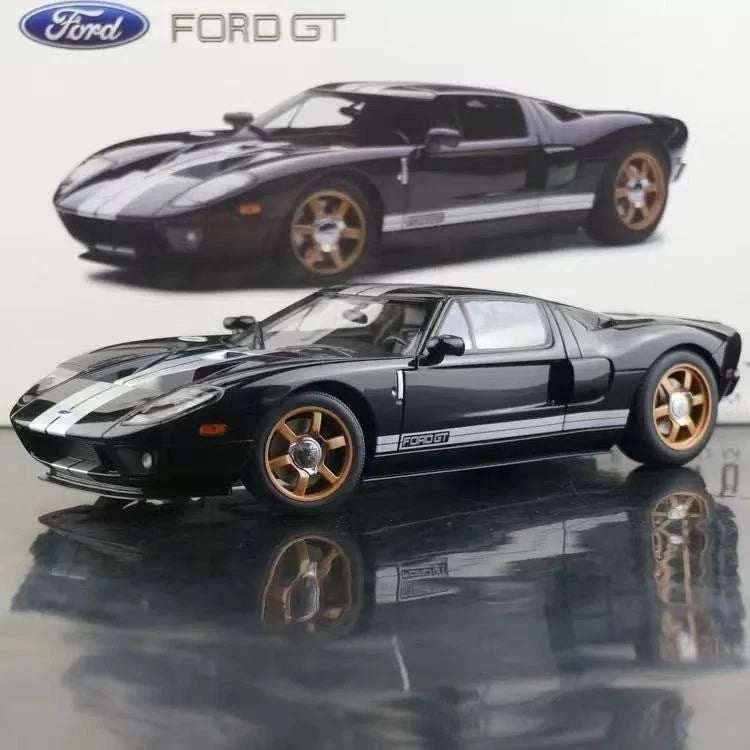AUTOart 1/18 Ford GT 2004 – Mark II Black / White Stripes