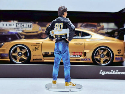 Ignition Model 1/18 Top Secret Supra (A80) – Gold (With "Smokey" Nagata Figure)