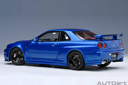 AUTOart 1/18 Nissan Skyline GT-R (R34) Z-tune – Bayside Blue