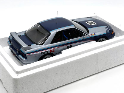 AutoArt 1/18 Nissan Skyline GT-R R32 (Blue & Silver)