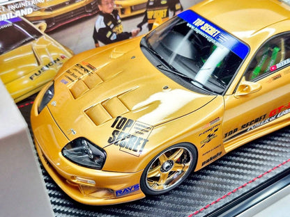 Ignition Model 1/18 Top Secret Supra (A80) – Gold (With "Smokey" Nagata Figure)