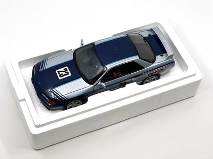 AutoArt 1/18 Nissan Skyline GT-R R32 (Blue & Silver)