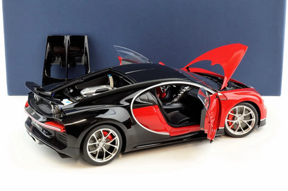 AUTOart 1/18 Bugatti Chiron 2017 – Italian Red / Nocturne Black