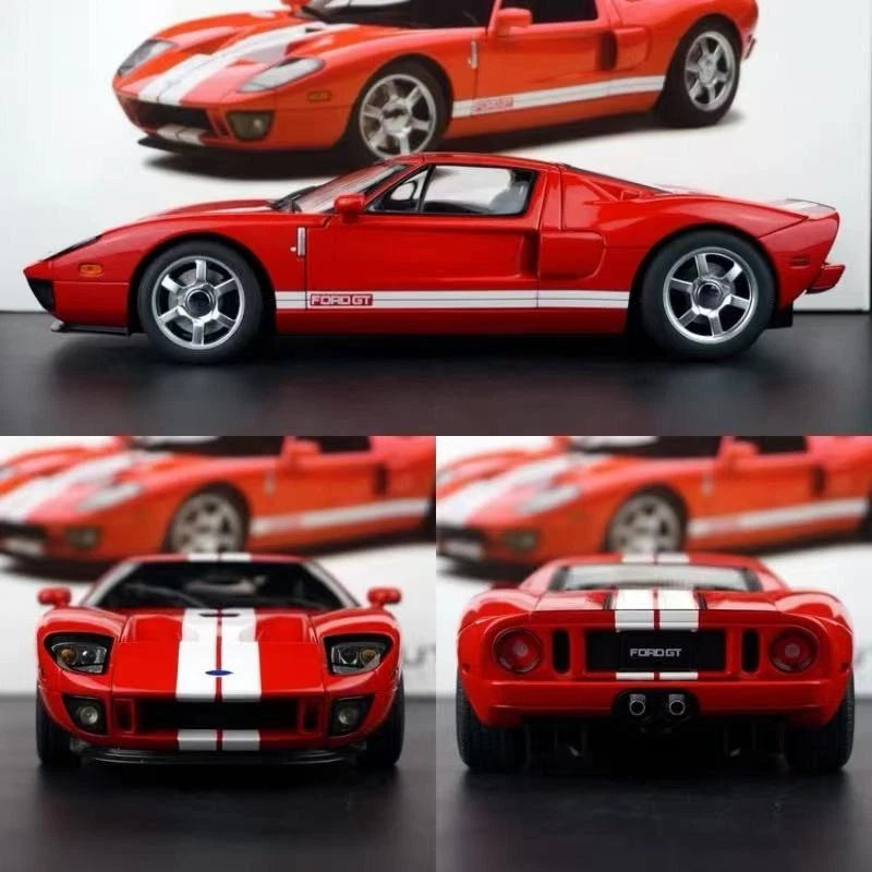 AUTOart 1/18 Ford GT 2004 – Red / White Stripes
