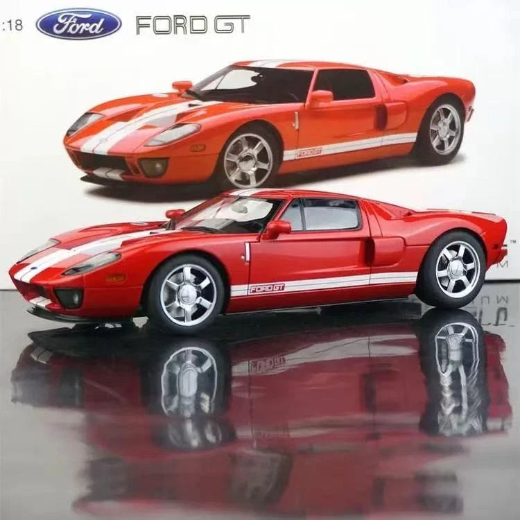 AUTOart 1/18 Ford GT 2004 – Red / White Stripes