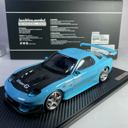 Ignition Model 1/18 Mazda RX-7 (FD3S) RE Amemiya – Light Blue