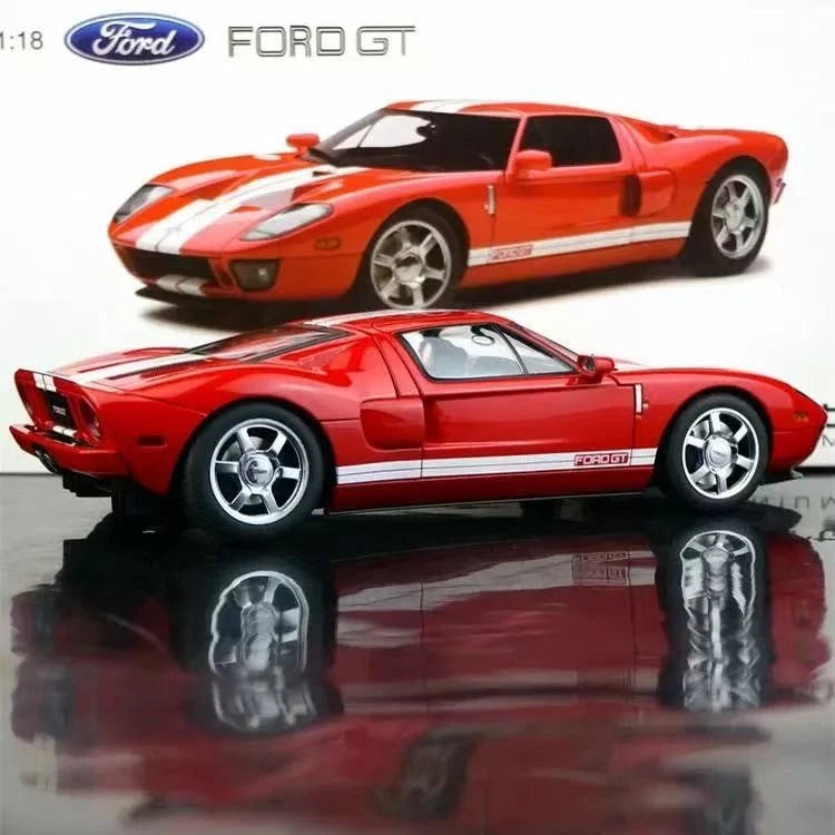 AUTOart 1/18 Ford GT 2004 – Red / White Stripes