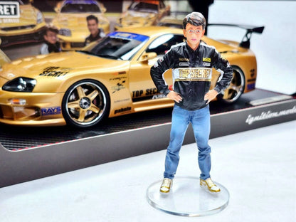 Ignition Model 1/18 Top Secret Supra (A80) – Gold (With "Smokey" Nagata Figure)