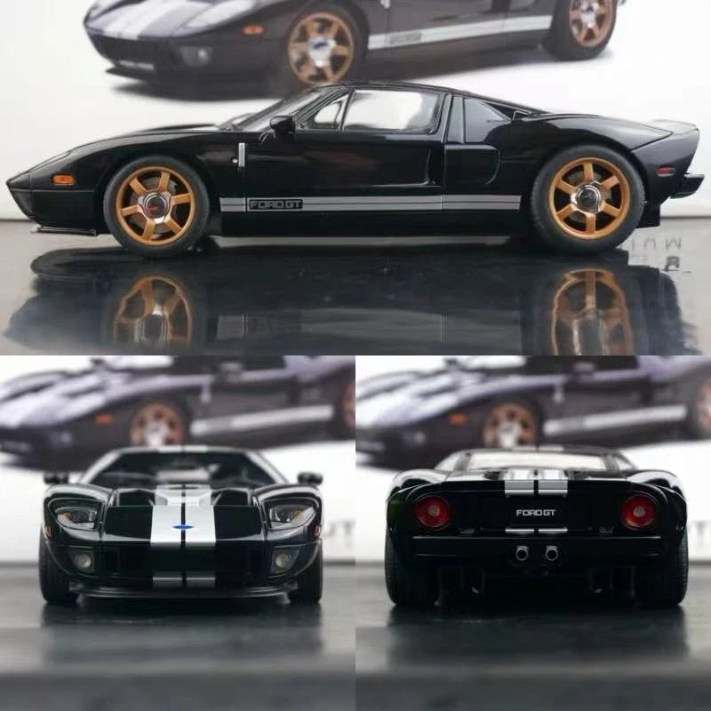 AUTOart 1/18 Ford GT 2004 – Mark II Black / White Stripes