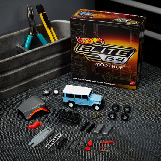 Hot Wheels Elite 64 Mod Shop 1982 Custom Toyota Land Cruiser FJ45 Troopy